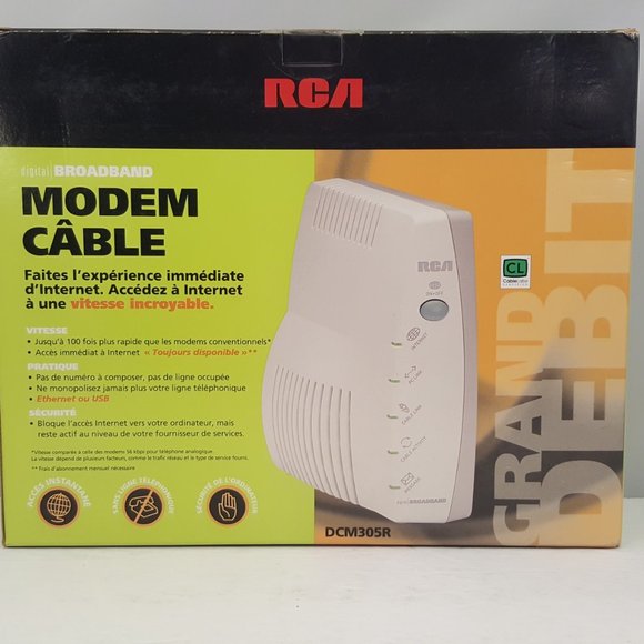 RCA / Thomson Digital Broadband USB DOCSIS Compliant Cable Modem | DCM30 - Picture 3 of 12